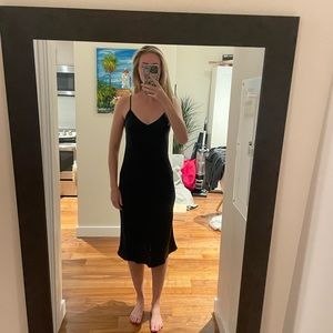 Wilfred only slip midi dress navy